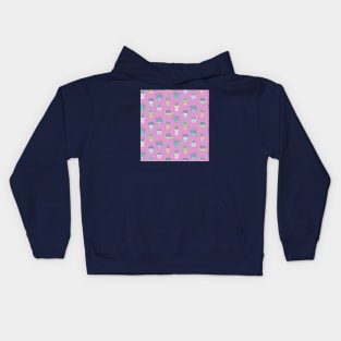 Home for Spring Purple Kids Hoodie